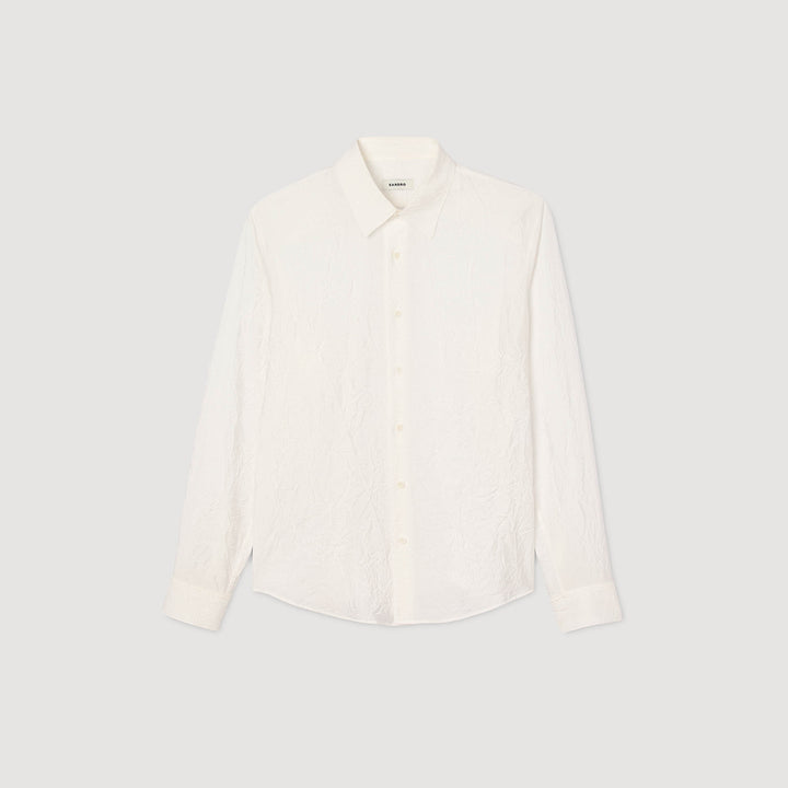 Camisa efecto arrugado