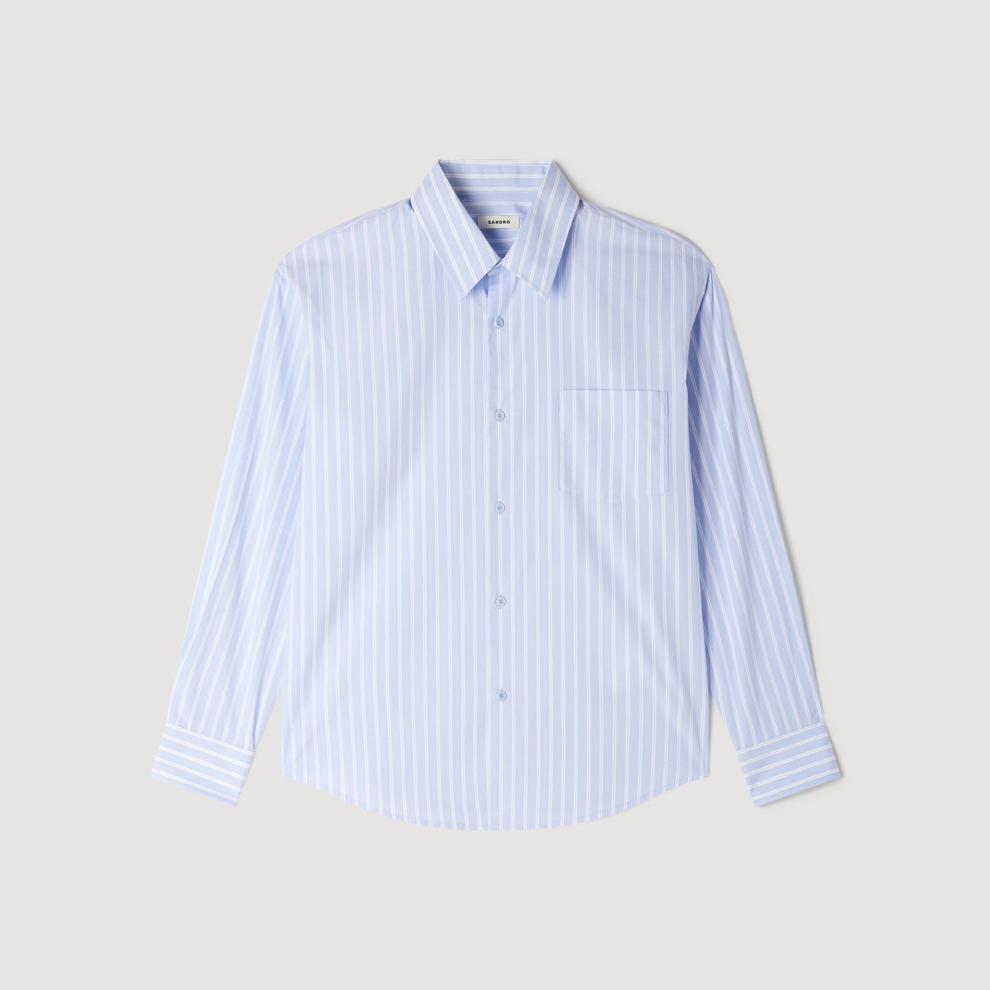 Camisa de algodón de rayas