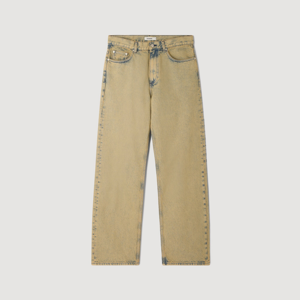 Vaquero baggy efecto desteñido