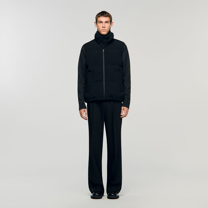 Anorak sin mangas de tejido técnico