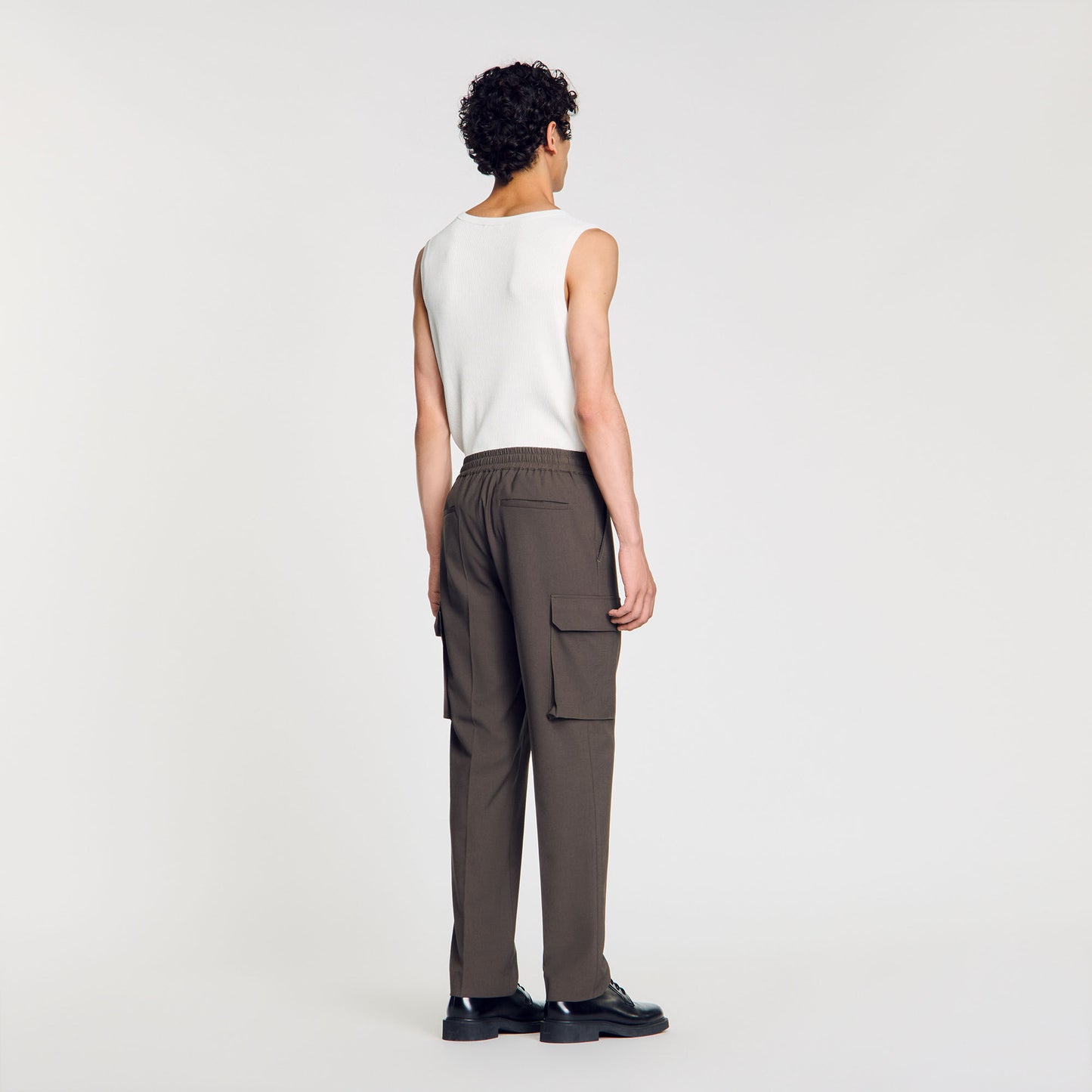 Pantalón cargo elástico