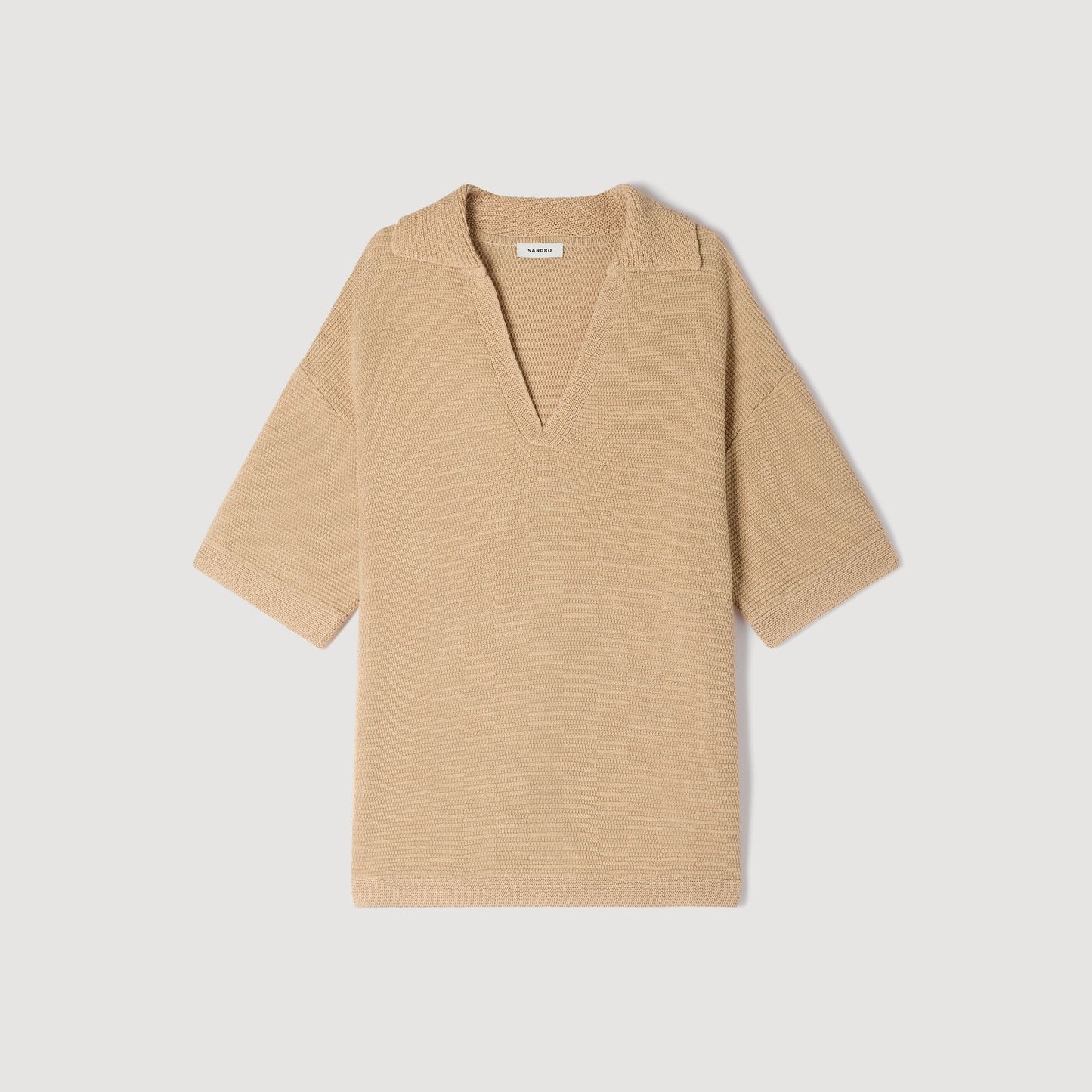 Polo efecto yute