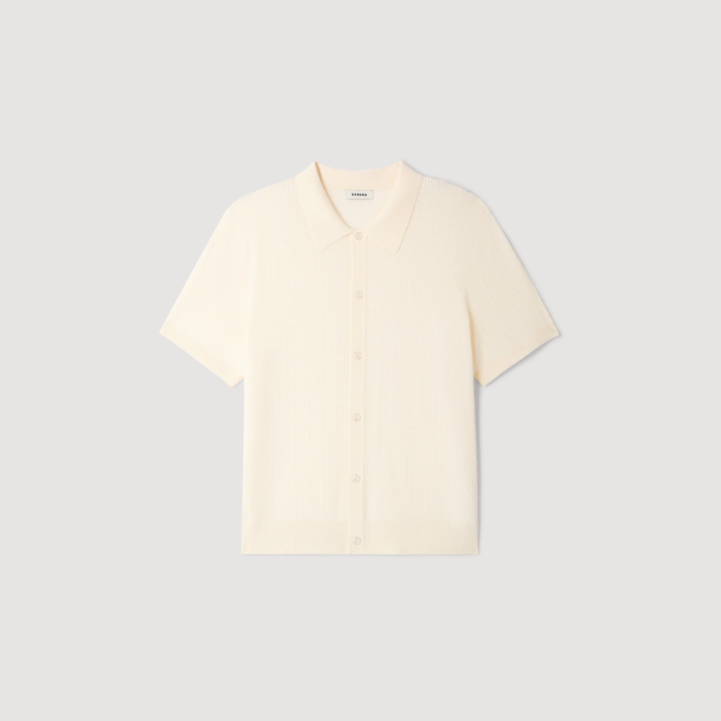 Camisa efecto calado