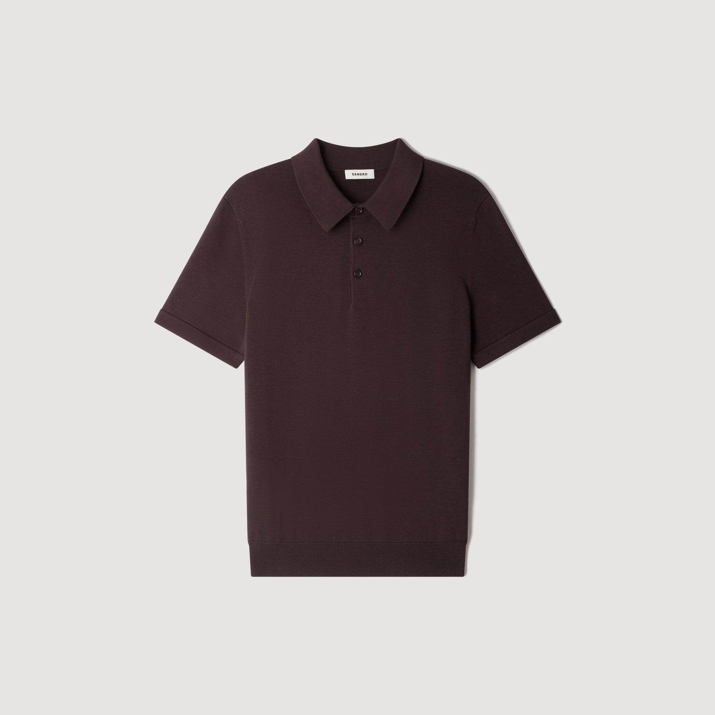 Polo de algodón y seda