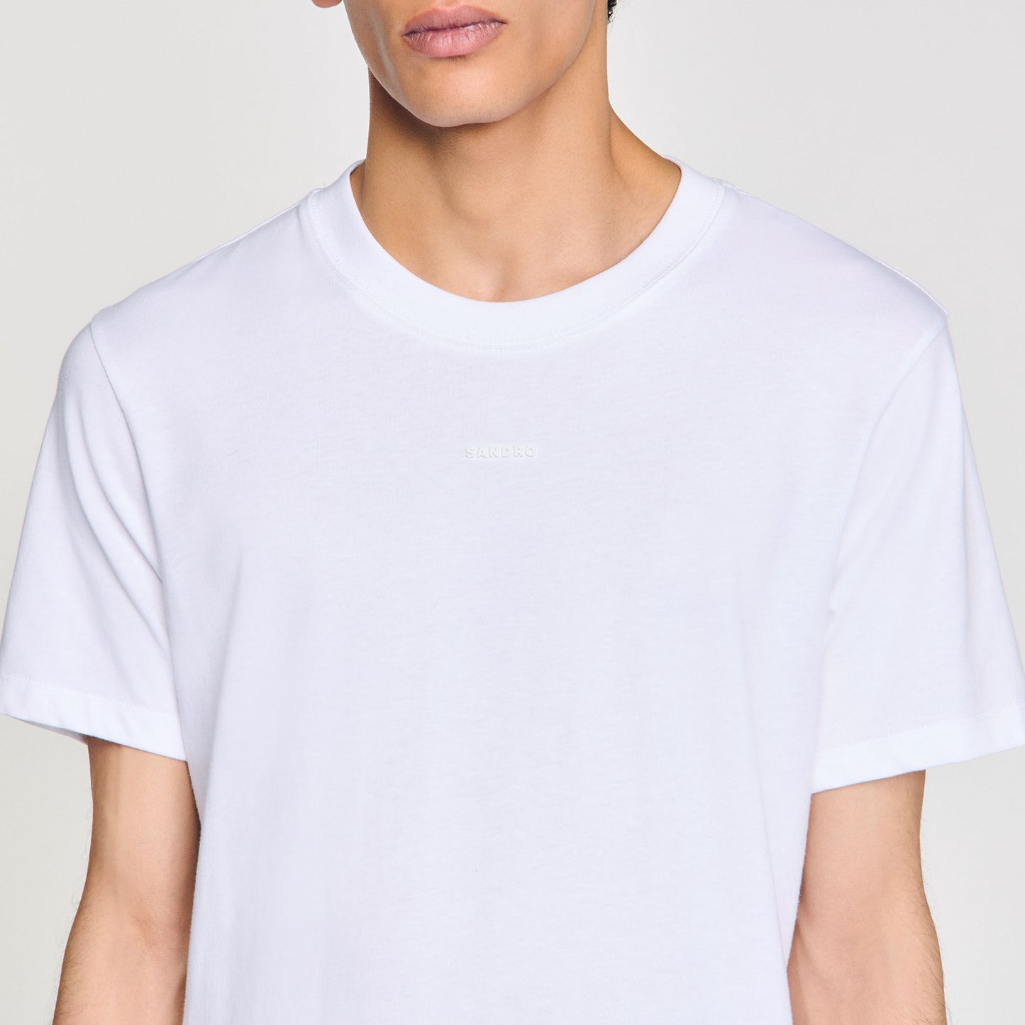 Camiseta de algodón con logotipo