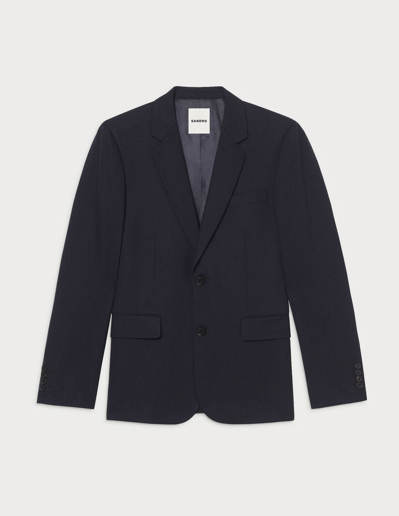 Chaqueta de traje de lana