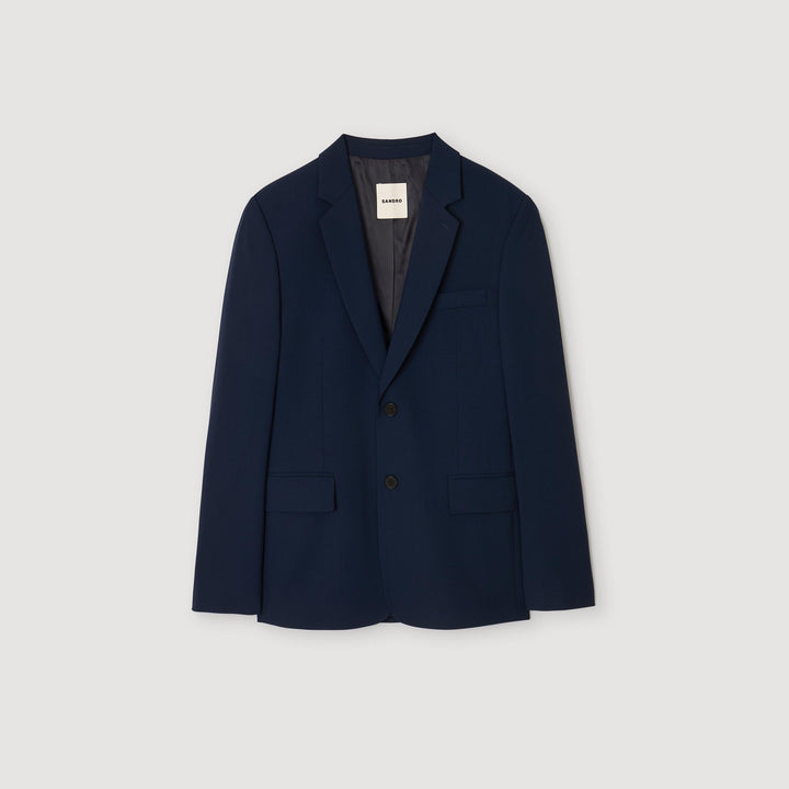 Chaqueta de traje de lana