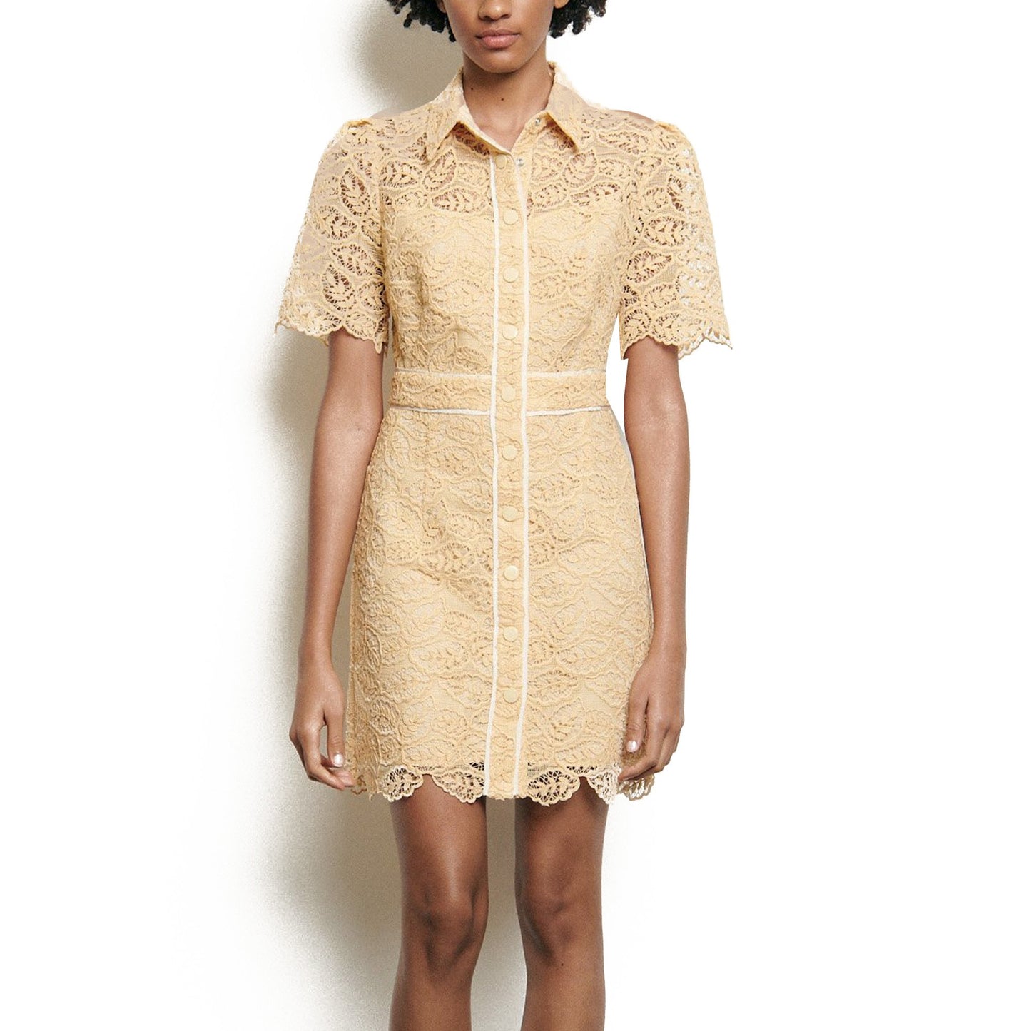 Sandro | Vestido Live Amarillo