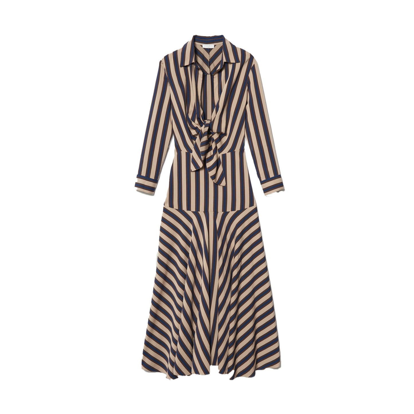 Vestido Vilna Beige Con Color