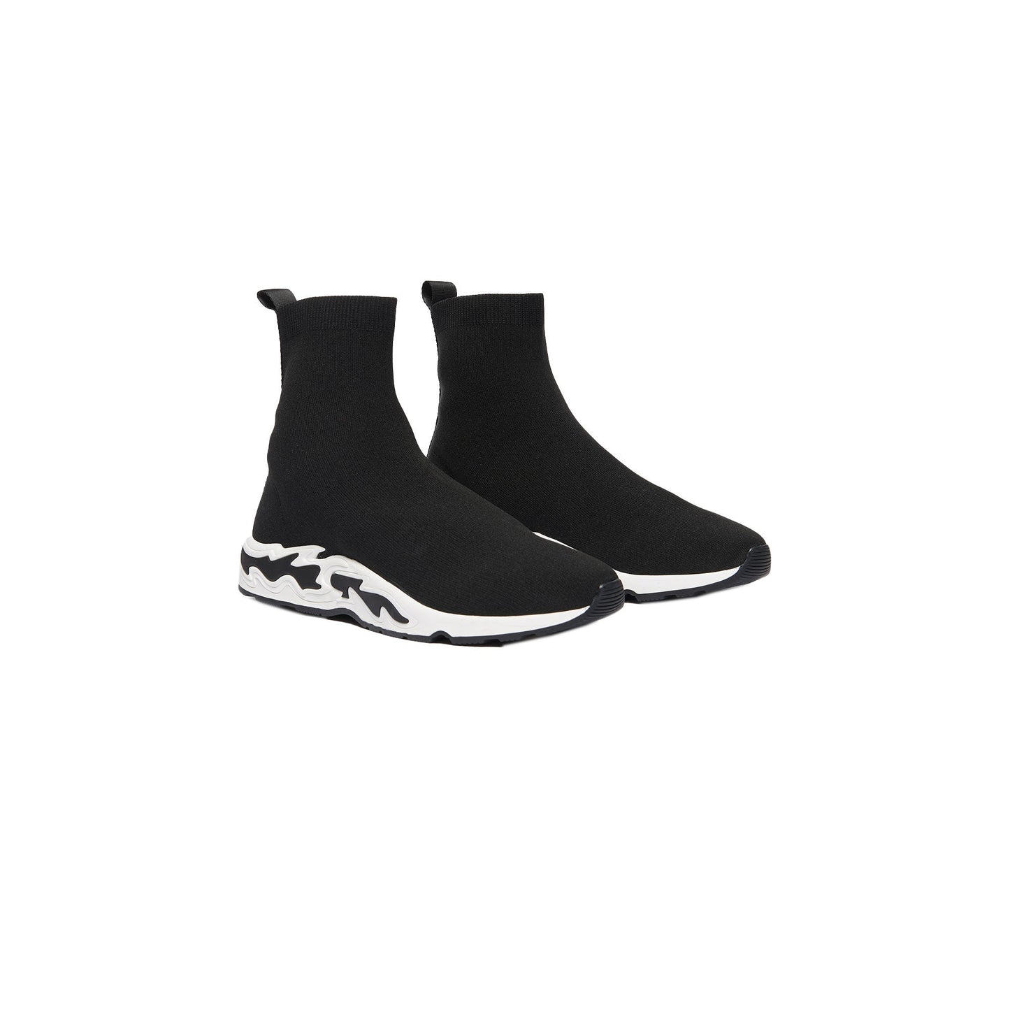 Sneakers Flame Socks Negro