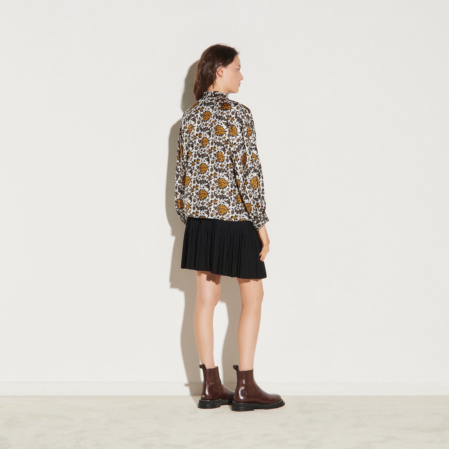 Camisa de seda estampada Dams