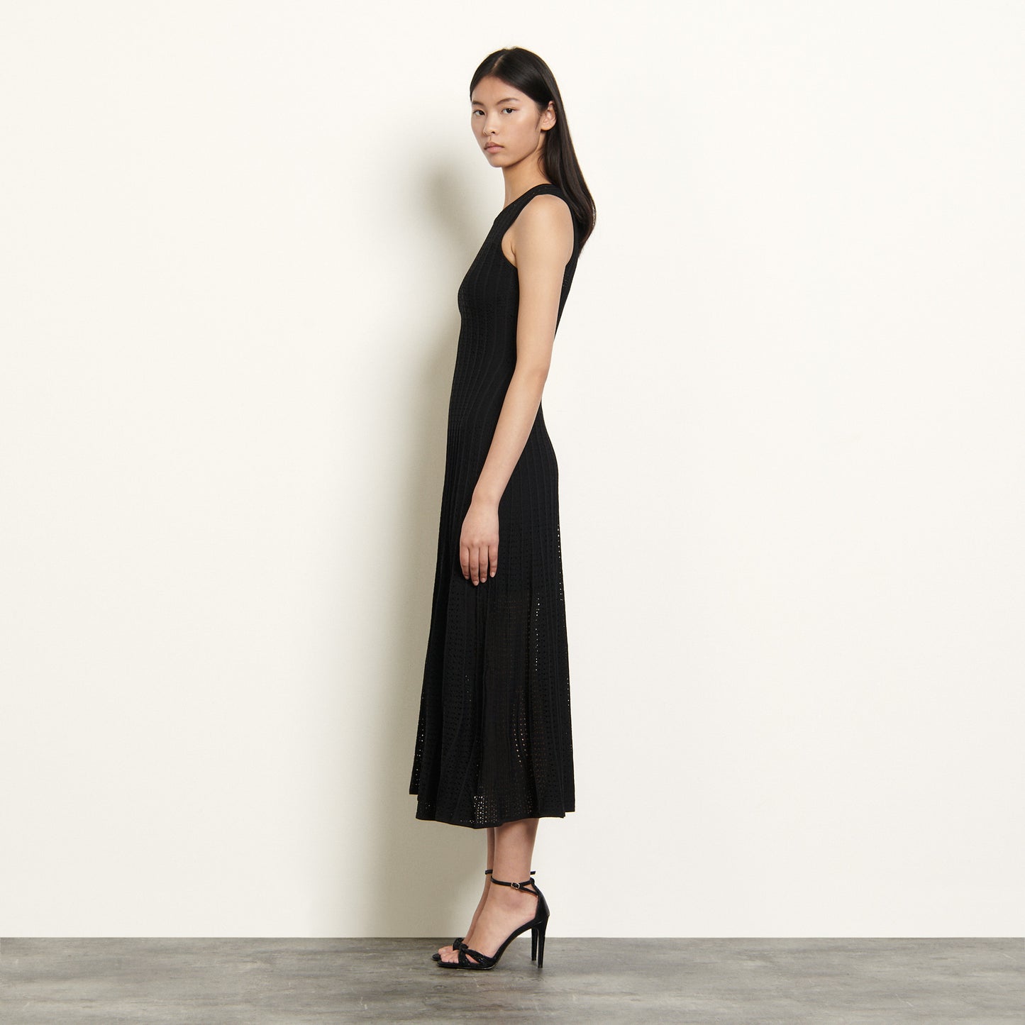 Vestido largo sin mangas Aleane