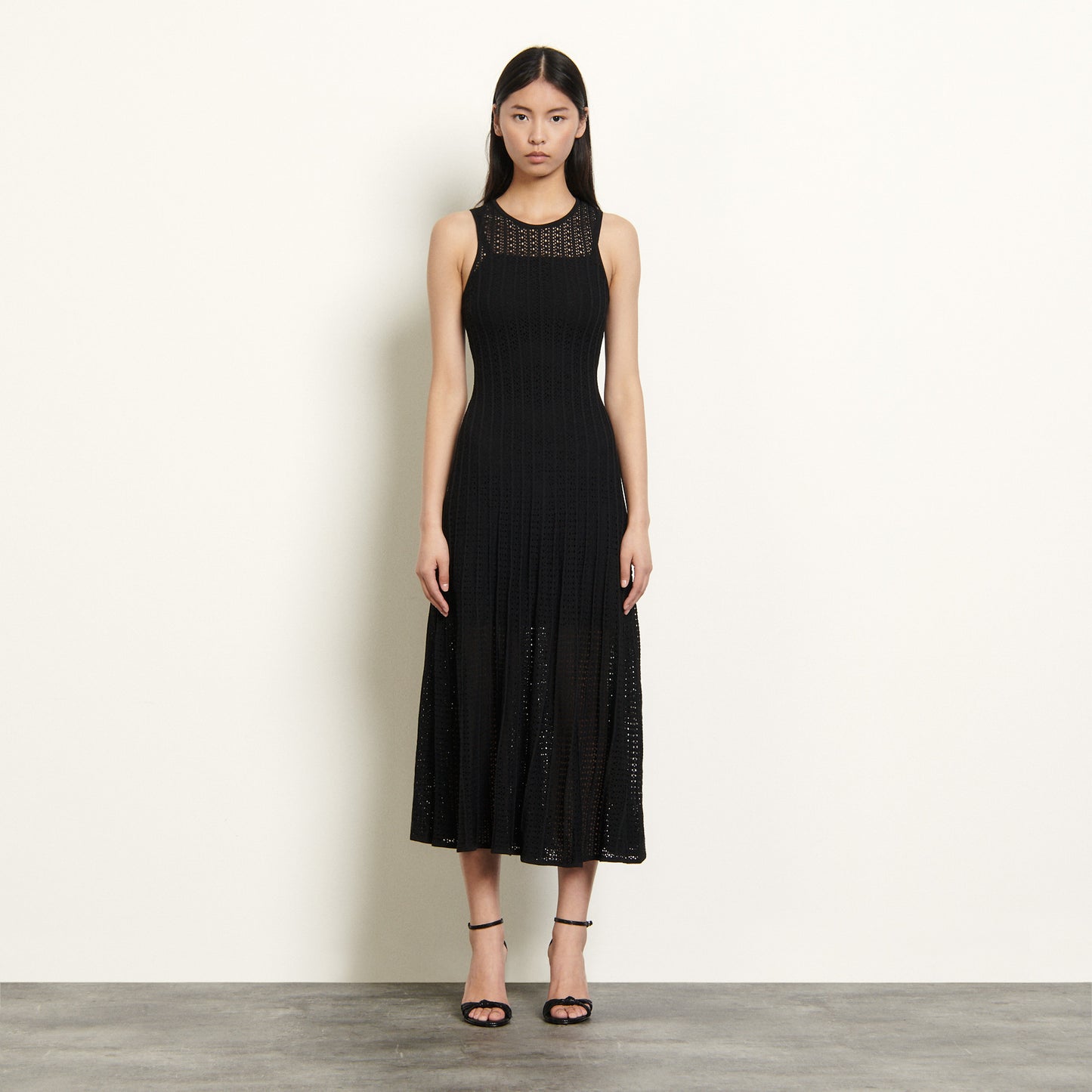 Vestido largo sin mangas Aleane