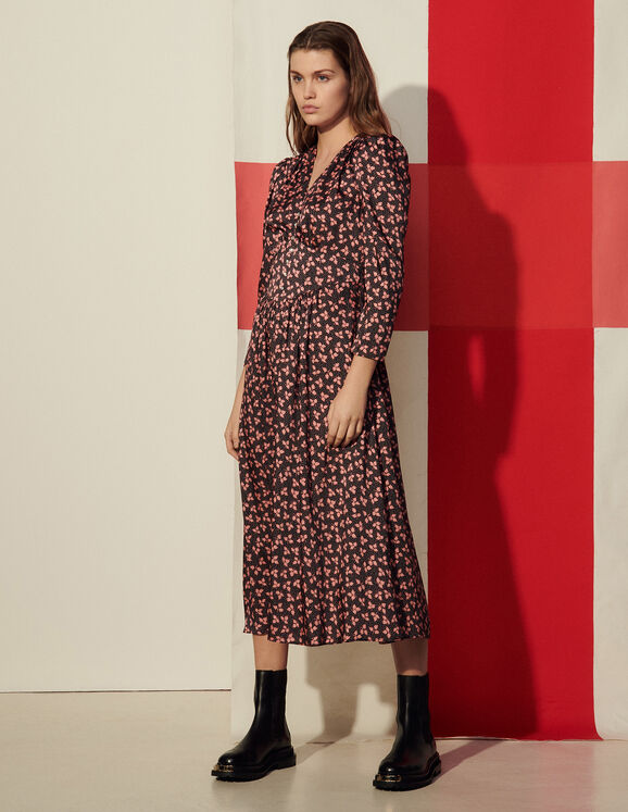 Sandro | Vestido largo estampado Billie