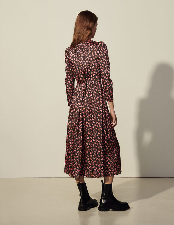 Vestido largo estampado Billie