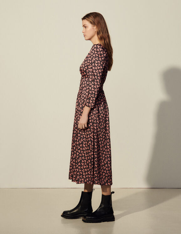 Vestido largo estampado Billie