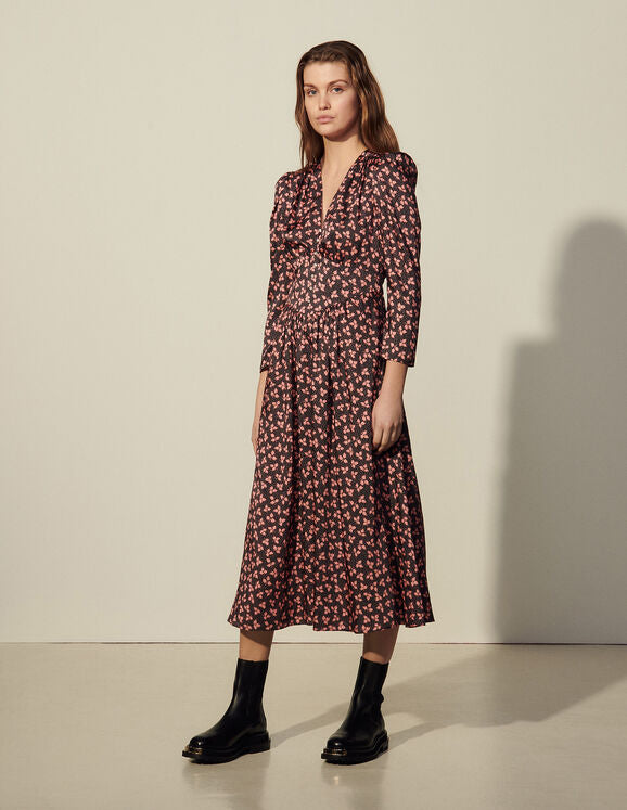Vestido largo estampado Billie