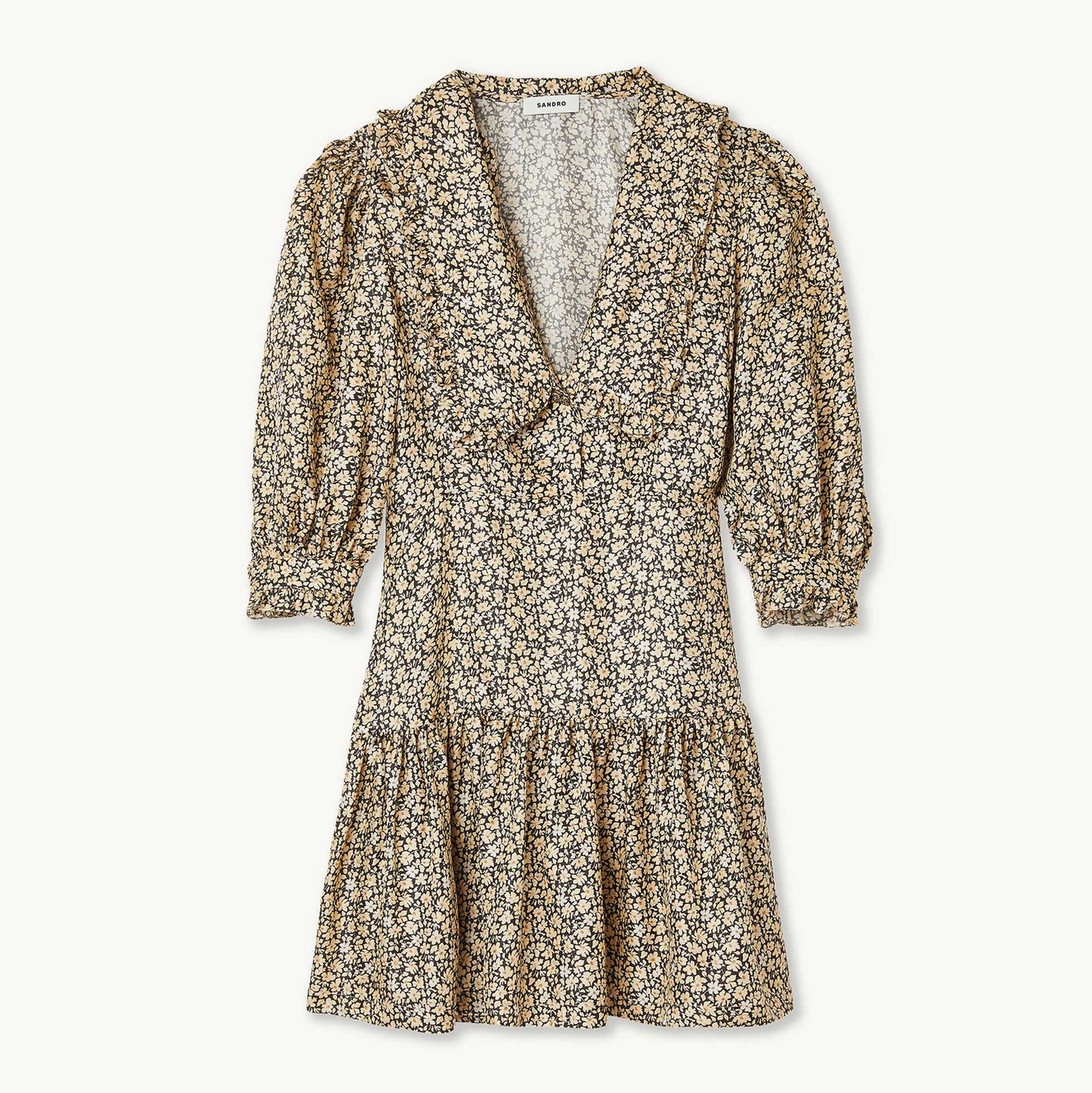 Vestido fluido estampado