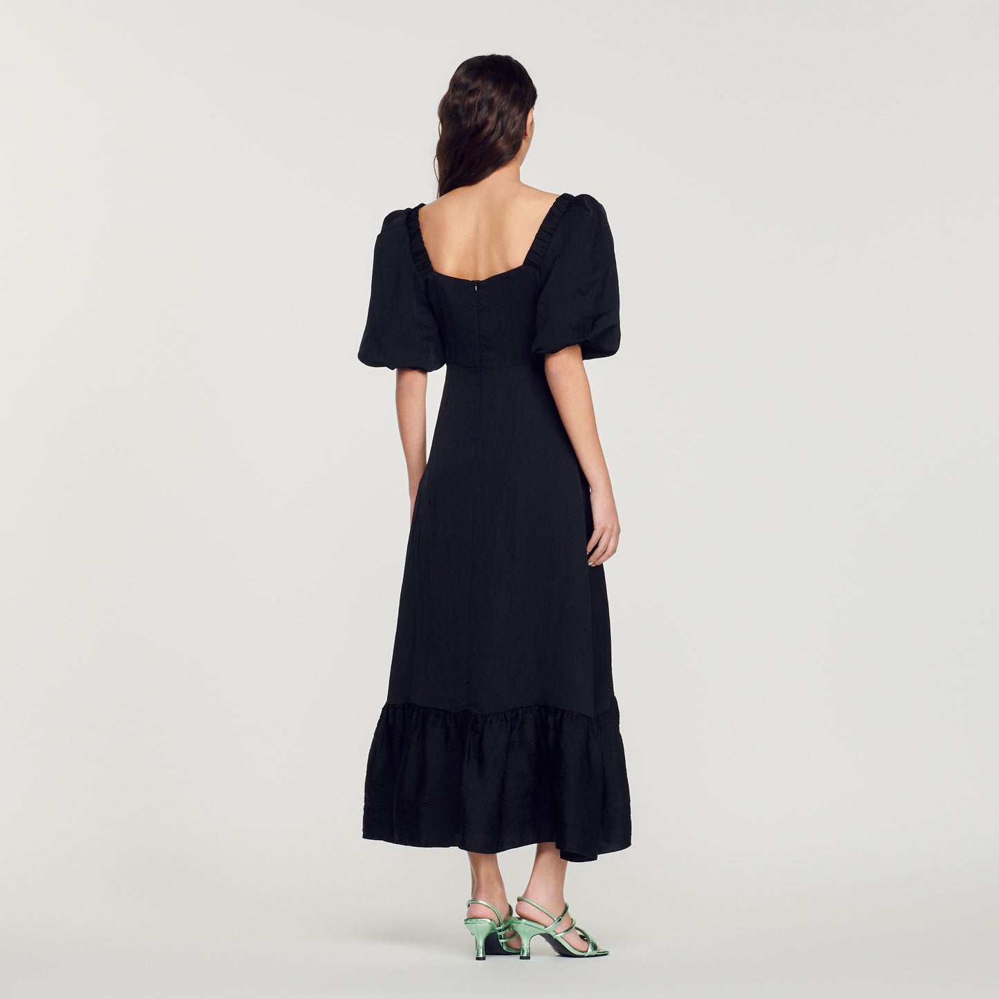 Vestido largo tejido