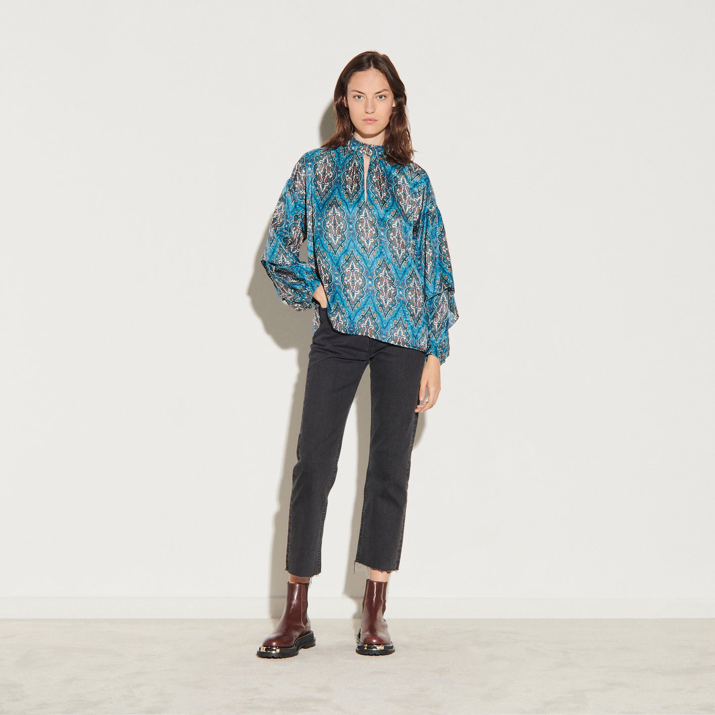 Top con estampado en toda la prenda Kaeli