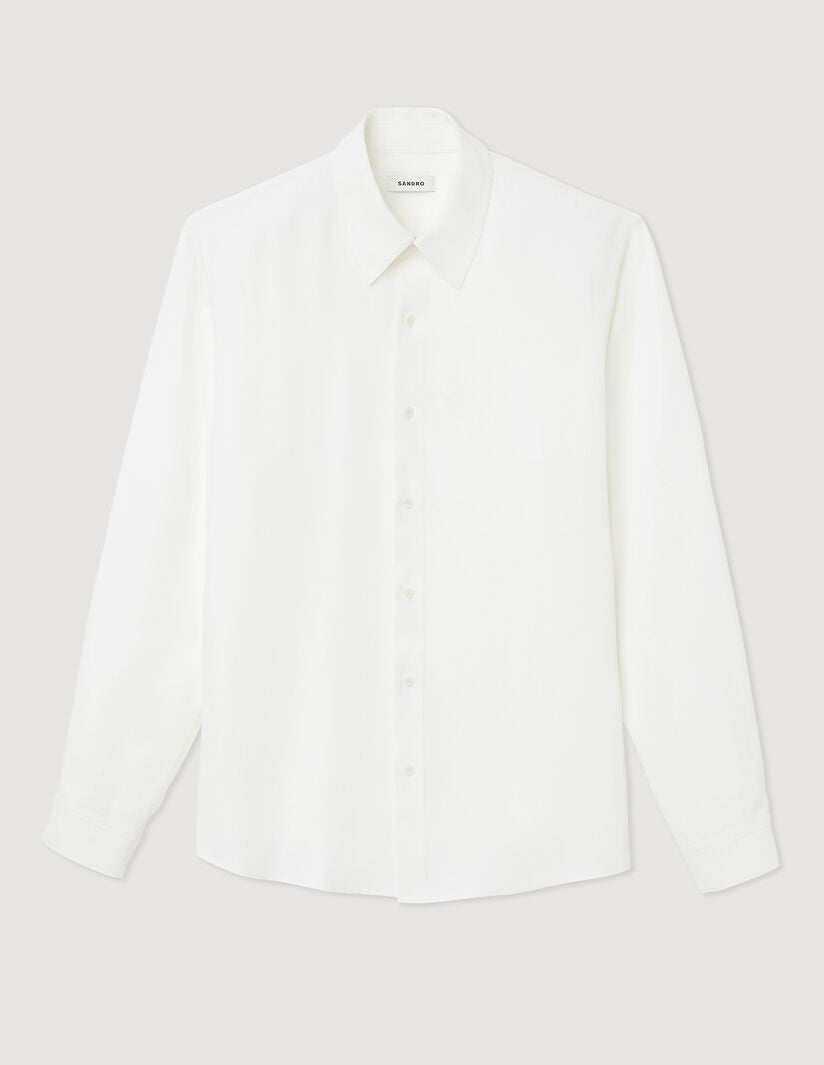 Camisa fluida de manga larga