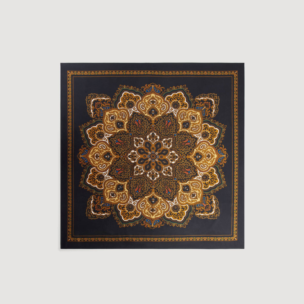Pañuelo de seda estampado bandana