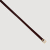 Cinturón cuero liso, hebilla metal