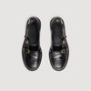 Zapatos derby abiertos con hebillas