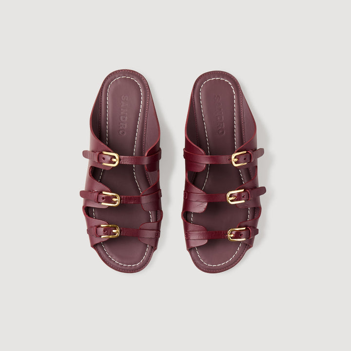 Sandalias de cuero