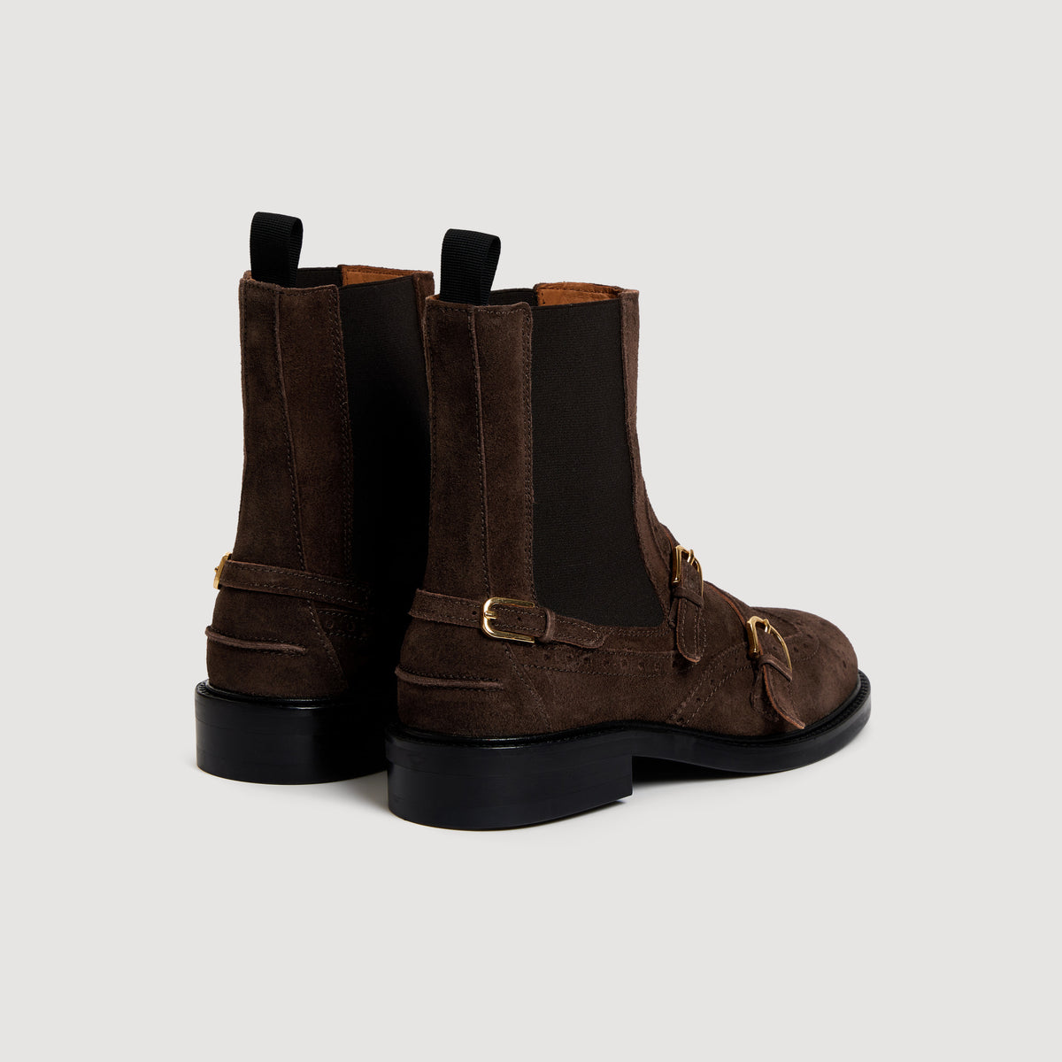 Botines Chelsea con hebillas