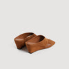 Sandalias de cuña de ante