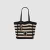 Bolso bicolor de ganchillo