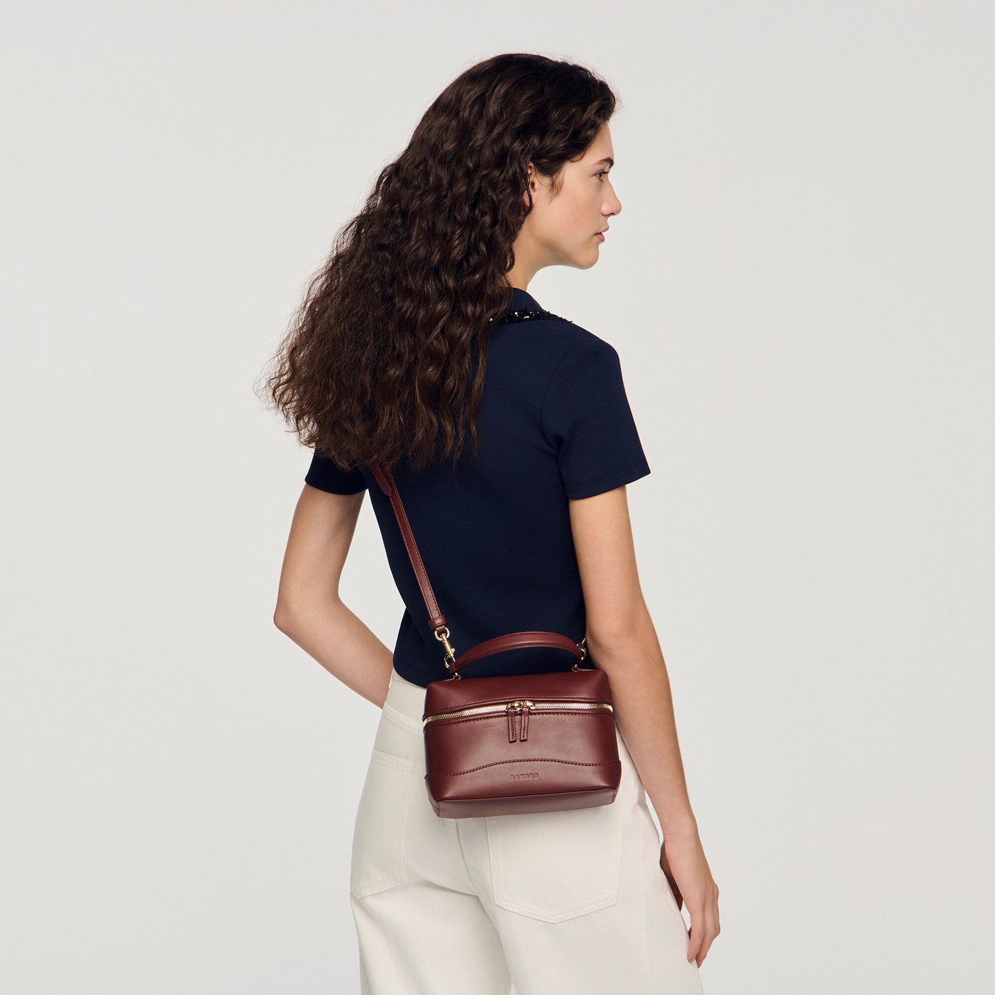 Bolso Tangolino de cuero liso
