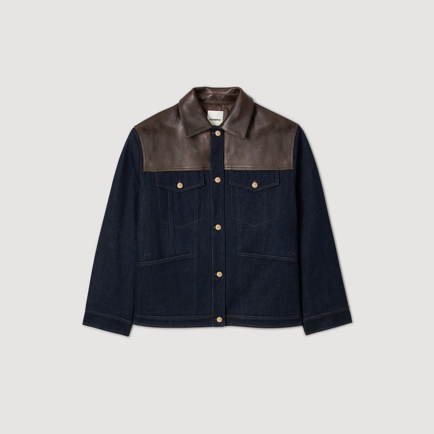 Cazadora vaquera y de cuero