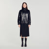 Cazadora de cuero oversize