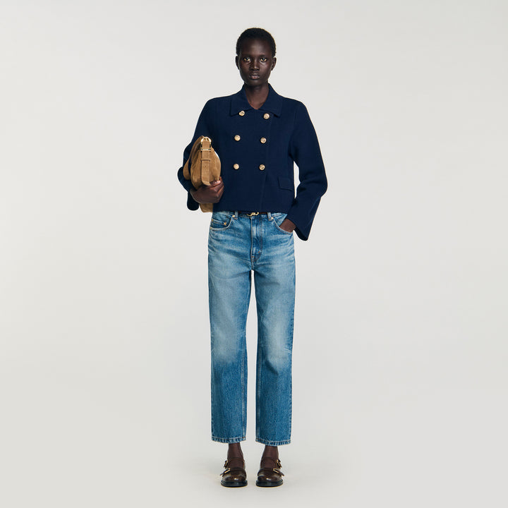 Cárdigan de doble botonadura