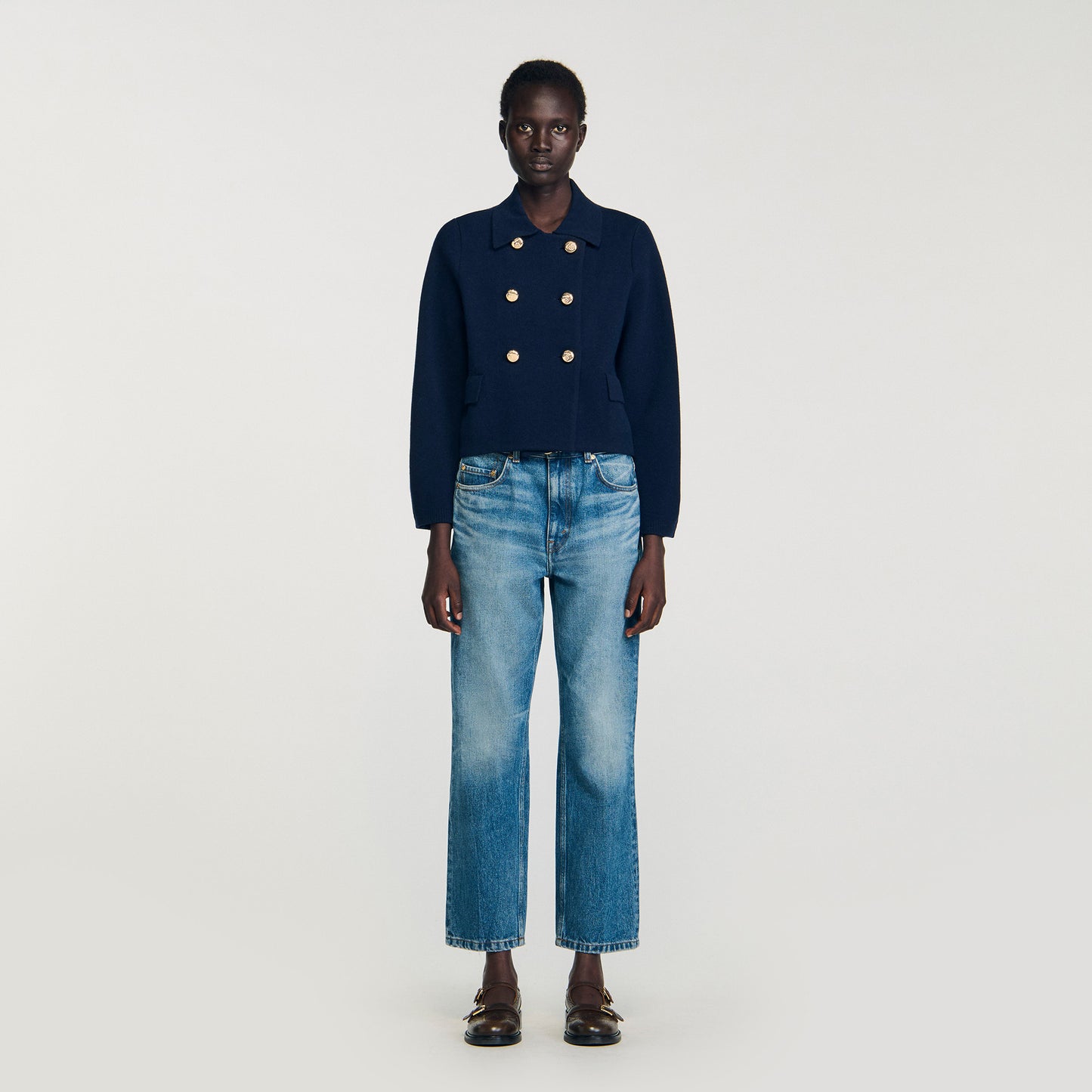 Cárdigan de doble botonadura