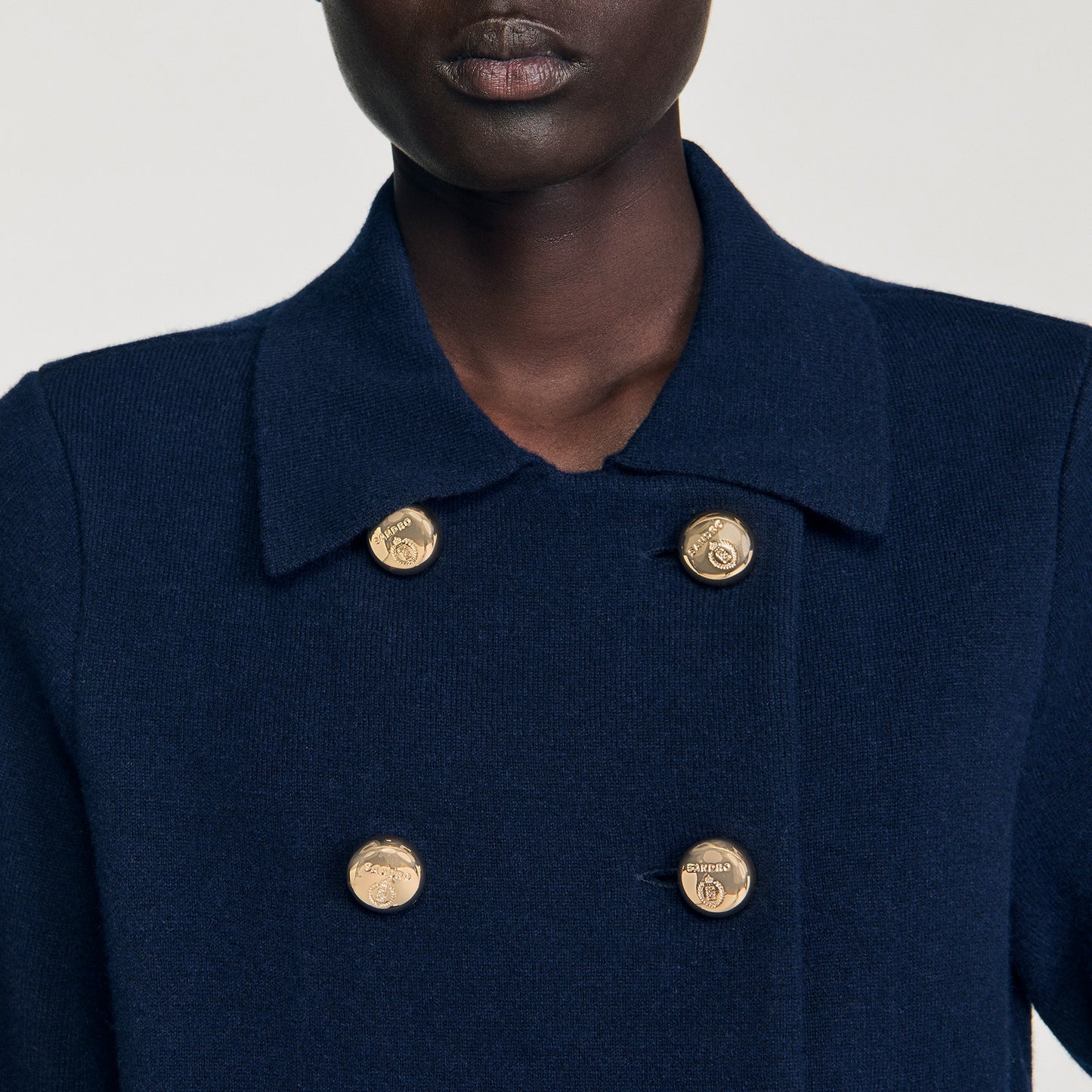 Cárdigan de doble botonadura