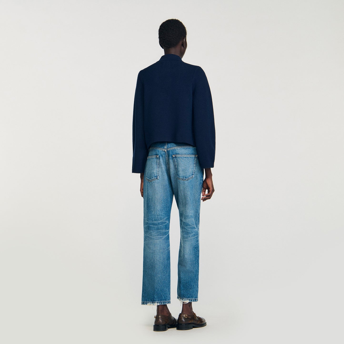 Cárdigan de doble botonadura