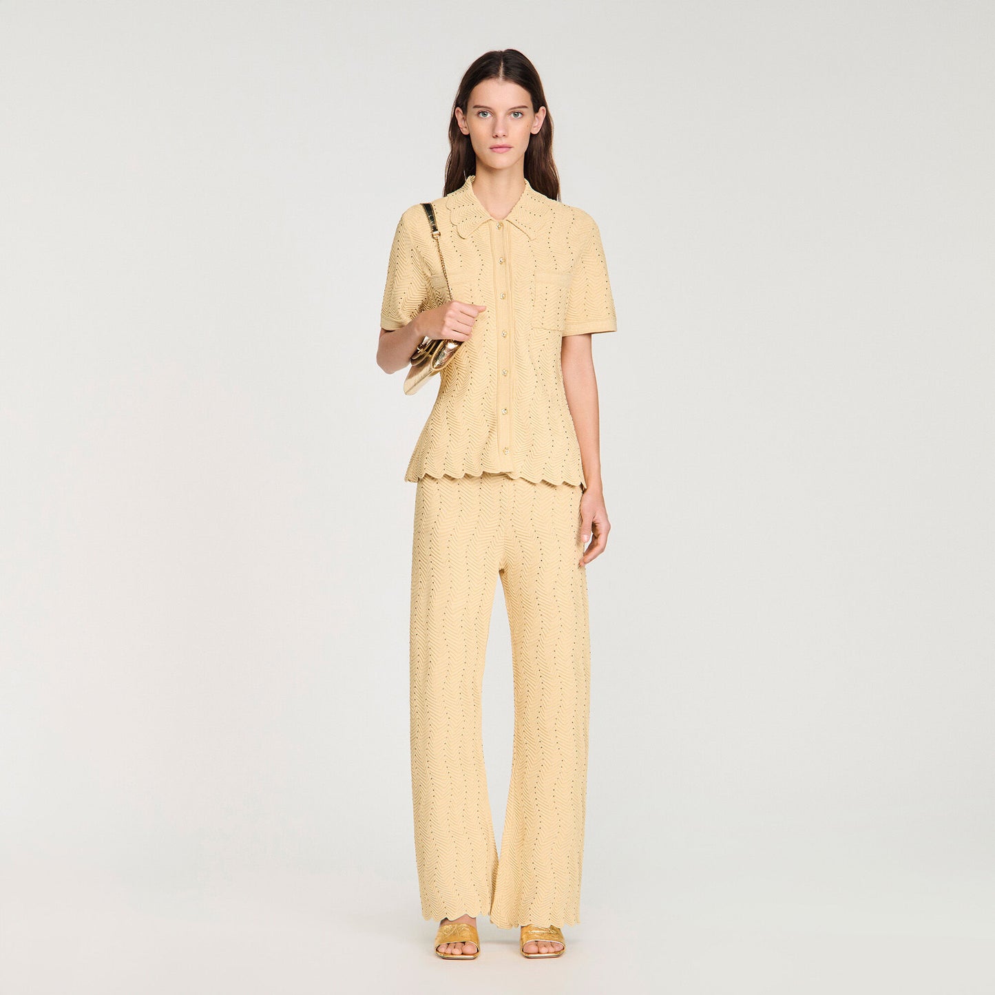 Cárdigan con strass