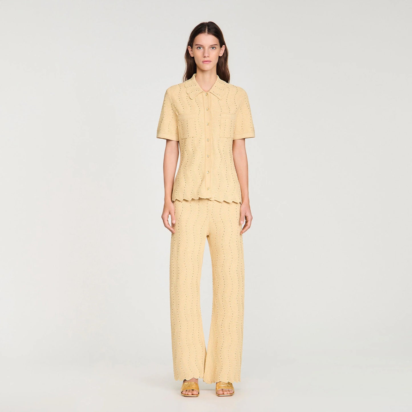 Cárdigan con strass