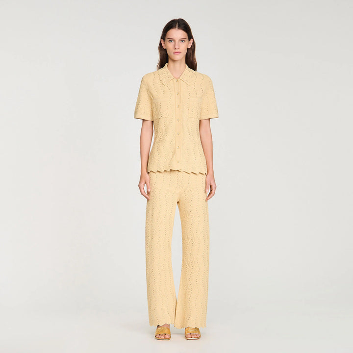 Cárdigan con strass