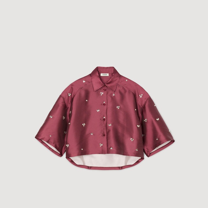Camisa adornada con strass