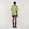 Camisa oversize satinada