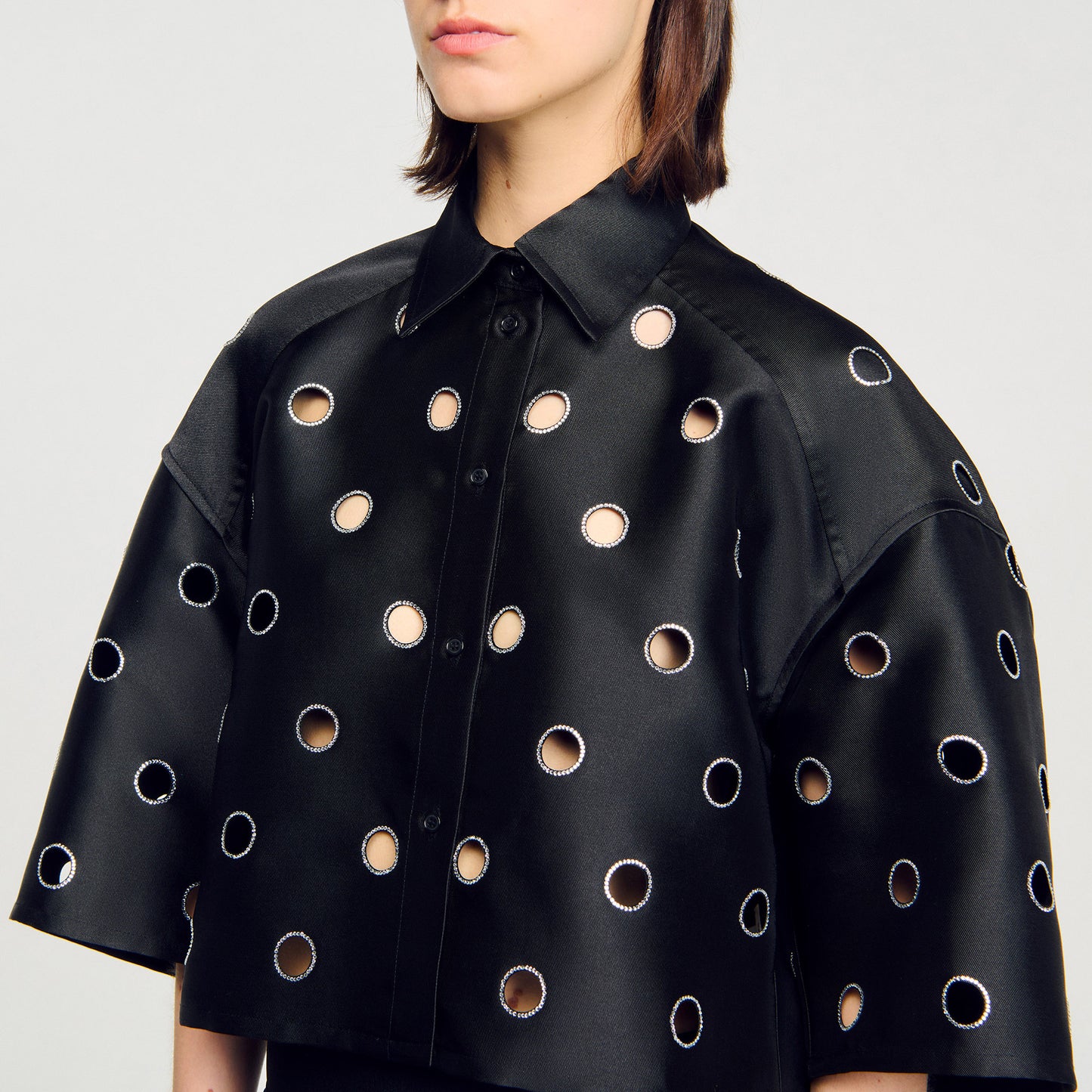 Camisa con strass