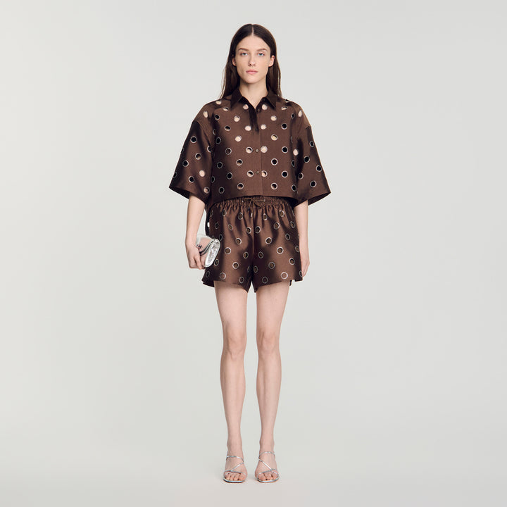 Camisa con strass
