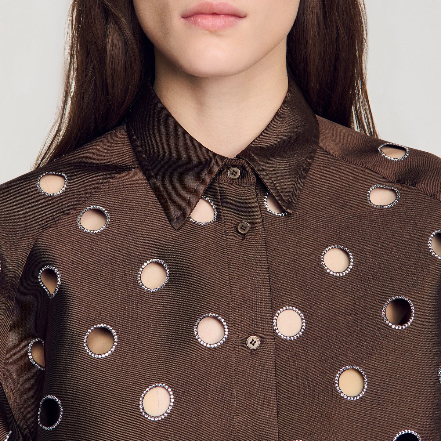 Camisa con strass