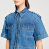 Camisa corta de denim