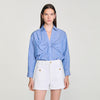 Camisa oversize con lazo