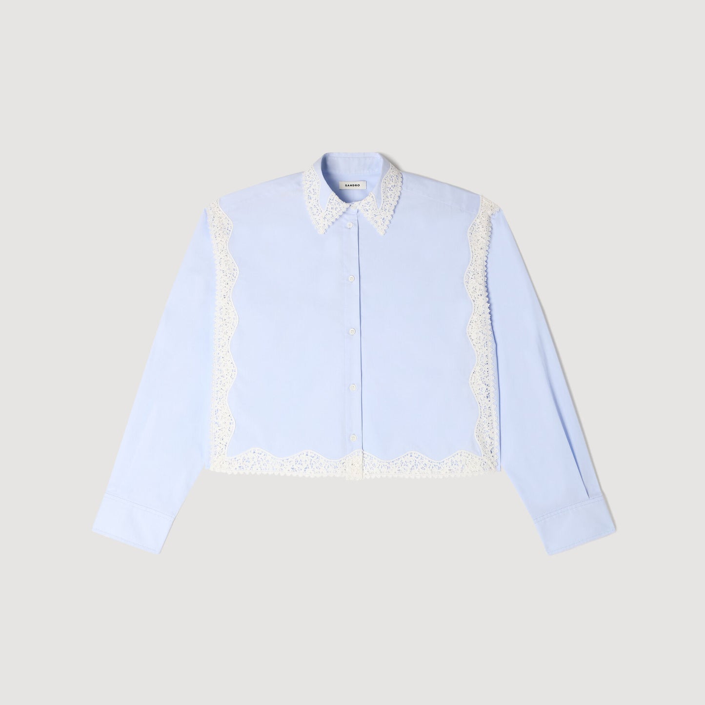 Camisa con encaje
